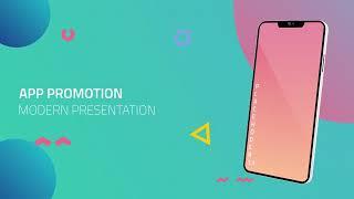 Modern App Promo After Effects Template