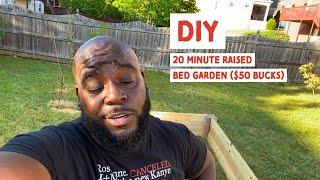 20 Minute Raised Bed Garden Hack for Less Than $50!