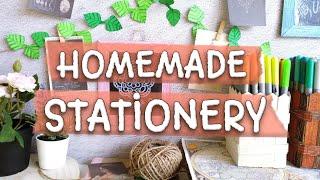 DIY STATIONERY IDEAS (9) HOMEMADE DESK DECOR and ORGANIZATION ITEMS RECYCLE CRAFTS TO MAKE AT HOME