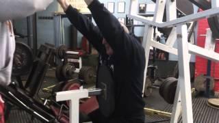 Shane hammer strength pulls at Catts gym Wigan ...... The working set