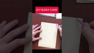 DIY B Day card #funny #shorts