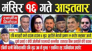 Today news  nepali news | aaja ka mukhya samachar, nepali samachar live | Mangsir 16 gate 2081