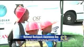 Dr  Marie Walker of the Rockford Spine Center discusses Backpack Awareness on WREX