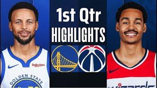 Golden State Warriors vs. Washington Wizards 1st QTR Full Highlights - Nov 4 - 2024 NBA Highlights