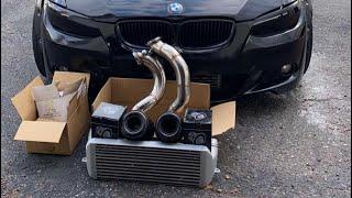 500hp bmw 335i eBay build series episode 002 installation of intercooler, charge pipe and bov