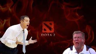 Тренер тренирует в DOTA 2 !