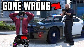 Sliding on Cops for THC Gang in GTA 5 RP