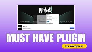 Noted! Plugin Review: Simplify Note-Taking in WordPress