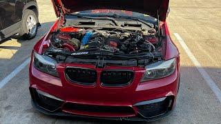 Bmw 335i singleturbo vs turbo civic faill!!!!