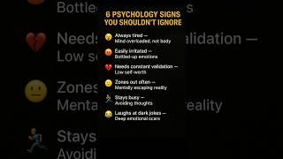 6 psychology fact you should not ignore #shorts