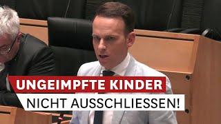 Nein zum Ausschluss ungeimpfter Kinder vom Kindergarten – Sven Knoll im Landtag