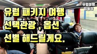 유럽 패키지 여행 선택관광 , 옵션 선별 해 드릴게요.  #임팀장 #패키지여행 #옵션 #선택관광