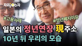 [자리잡자] 일본의 정년연장제도, 현재 어떤 모습일까? #퇴직 #재취업 #노후준비