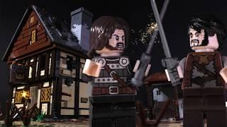 Lego Medieval Messenger: The Sword Fight - Stop Motion