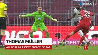 Bundesliga | Thomas Müller All Goals & Assists 20/21 So Far