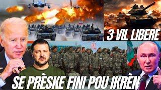 Etazuni pale... echèk pou Zelensky, pagen espwa! Larisi pran 3 vilYon gwoup sòlda deplwaye an ikrèn