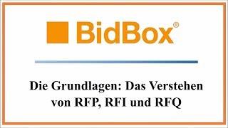 Was ist RFP - RFI - RFQ?