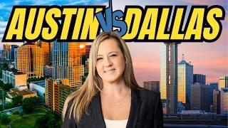 Living in AUSTIN vs. DALLAS TEXAS in 2024! | Should You Move to Dallas or Austin Texas?