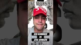 UFC Vegas 93 - Asu Almabaev vs Jose Johnson