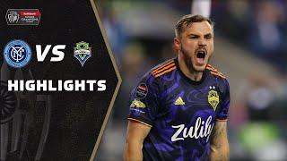 SCCL22 Match Highlights: New York City FC vs Seattle Sounders FC