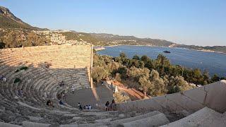 Turkish Road Trip - Coast Road, Outstanding Views, Theatre in City of Kaş, and Camping in Demre.