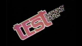 ch 36 News At Noon EBS Test and commercials April 1985