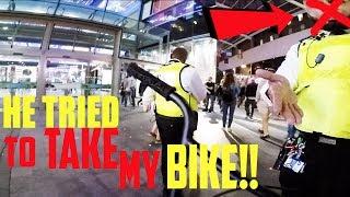 **HE TRIED TO TAKE THE BIKE** RIDING BMX INSIDE WESTFIELD