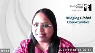 School of Technology Postgraduate Programmes | Dr. Preethi Kesavan | LSBF Singapore