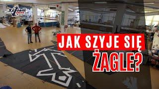 JAK SZYJE SIĘ ŻAGLE? SZTORM GRUPA Z WIZYTĄ W ŻAGLOWNI