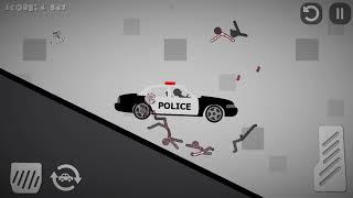 Stickman Annihilation 2. Using every car out in the game.