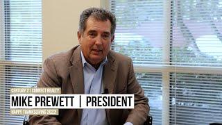 Mike Prewett: "What am I thankful for?" | Century 21 Connect Realty - Nov 2022