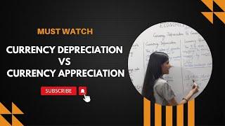 Currency Depreciation VS Currency Appreciation | Foreign exchange rate | Class-12 | #macroeconomics