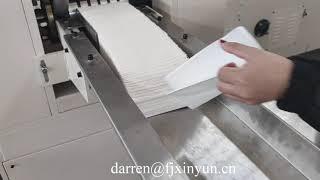 Good price 1/8 folding dispenser dinner napkin tissue paper making machine