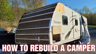 The Salvage Camper Project is Almost Back Together!