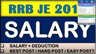 RRB JE SALARY | JE SALARY AND ALLOWANCES | JE PAYMENT