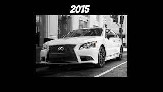 Evolution of Lexus LS | 1989 ~ 2023 #evolution #shorts