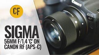 Sigma 56mm f/1.4 DC DN 'C' on Canon RF (EOS R7) lens review