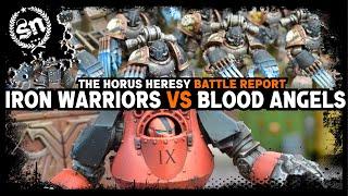 Blood Angels vs Iron Warriors - The Horus Heresy (Battle Report)