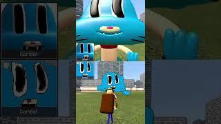 Gmod: 3D Vs 2D Memes Nextbots // Memes in 3D [Comparison] // Tilitobby, Pertrik #shorts #short