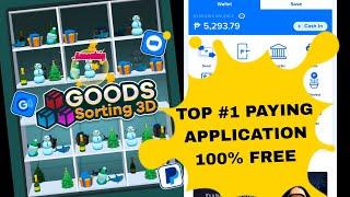 TOP 1 LEGIT PAYING APP 2025 GOODS SORTING 3D APP 100% FREE GCASH NEW RELEASE