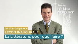 La Littérature, pour quoi faire ? - Antoine Compagnon (2006)