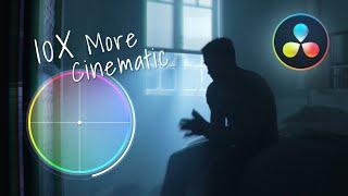 5 Tips & Tricks For 10X MORE CINEMATIC Color Grading in Davinci Resolve 19