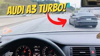 BENGA É BENGA - JETTA TSI vs AUDI A3 TURBO!! ACELEROU TUDO