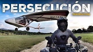 This PLANE TURNS AROUND AND TRIES TO REACH ME (S24/E07)AROUND THE WORLD on MOTORCYCLE CHARLY SINEWAN