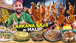 Best Mutton Qeema Paratha aur Dal Palak | Malir Food Street, Karachi Pakistan