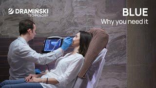 BLUE portable ultrasound scanner by #Draminski in skin diagnostics