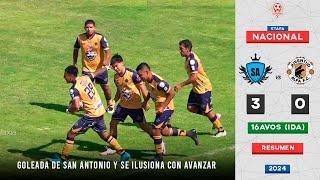 SAN ANTONIO GOLÉO AL ALFA DE CUSCO Y DA EL PRIMER GOLPE EN LA SERIE | San Antonio 3-0 Juventud Alfa