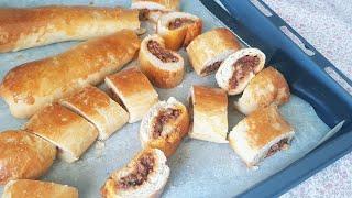 نان رول مغزدار | Stuffed Bread Rolls