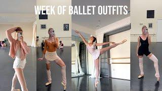 what I wore to ballet for a week