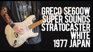 Greco SE600W Super Sounds Stratocaster White 1977 Japan